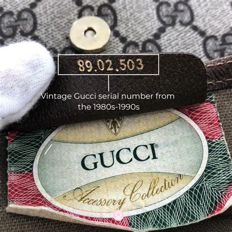 1970s gucci serial numbers.